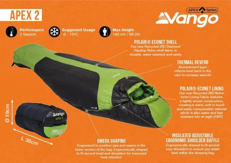 Apex 2 Sleeping Bag - Image 3