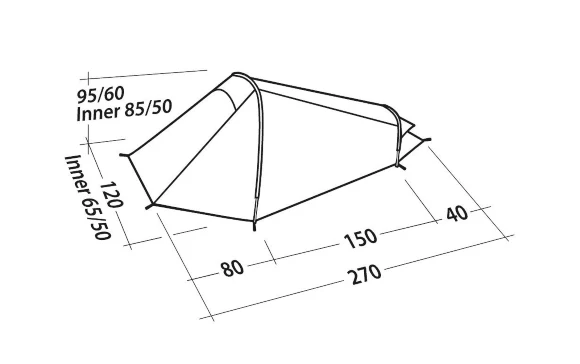 Arrow Head 100 Trekking Tent - Image 4