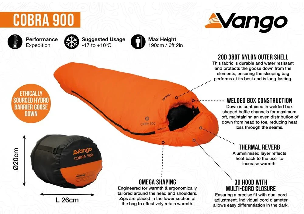 Cobra 900 Sleeping Bag - Image 5