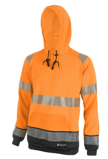 Deltic Unisex Hi-Vis Two-Tone Hoodie - Image 2