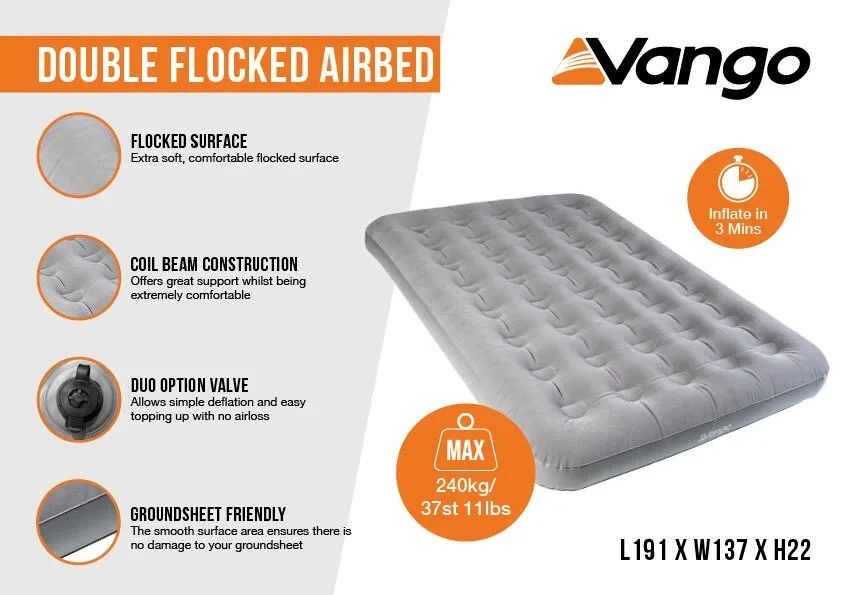 Double Flocked Airbed - Image 2