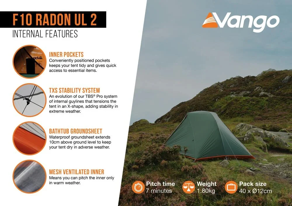 F10 Radon UL 2 Tent - Image 7