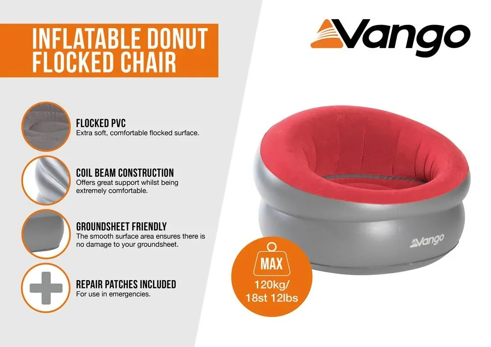 Inflatable Donut Flocked Chair - Image 5