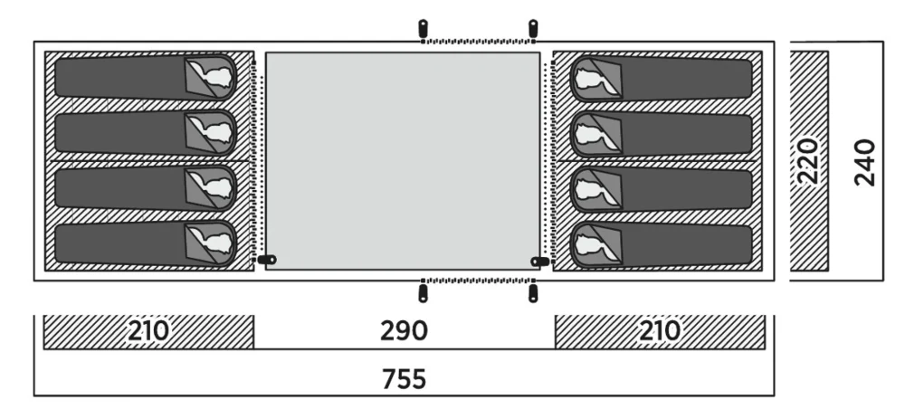 Leka Twin 8 Tent - Image 3