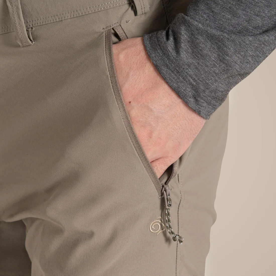Men's NosiLife Pro Convertible III Trousers Pebble - Image 6
