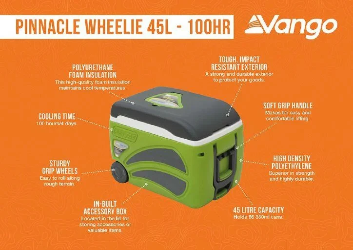 Pinnacle Wheelie 45L-100Hr Cooler - Image 3