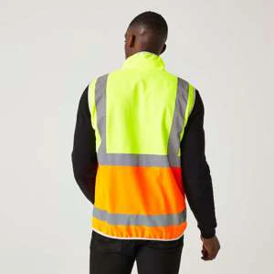 Unisex Hi-Vis Pro Full Zip Gilet - Image 6