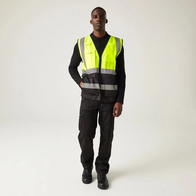 Unisex Pro Hi-Vis Executive Vest - Image 3