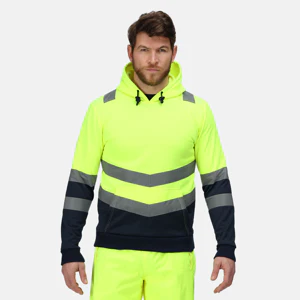 Unisex Hi-Vis Pro Two Tone Overhead Hoodie - Image 3