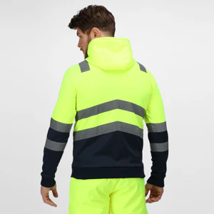 Unisex Hi-Vis Pro Two Tone Overhead Hoodie - Image 4