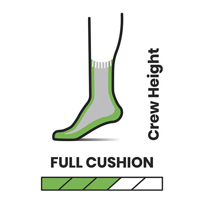 Unisex Hike Classic Edition Full Cushion Second Cut Crew Socks - Image 5