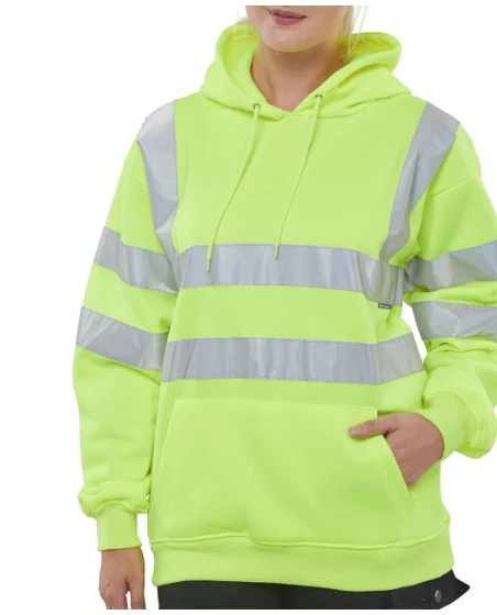 Unisex Pull-Over Hi-Vis Hoodie - Image 2