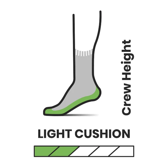 Women's Hike Light Cushion Crew Socks - Image 4
