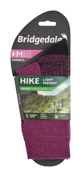 Women's Hike Lightweight Merino Performance Sock - Image 3